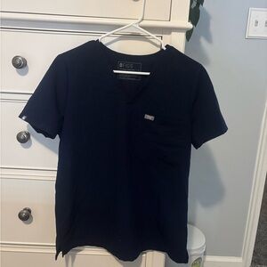 FIGS Women's Navy Scrub Top and joggers SET